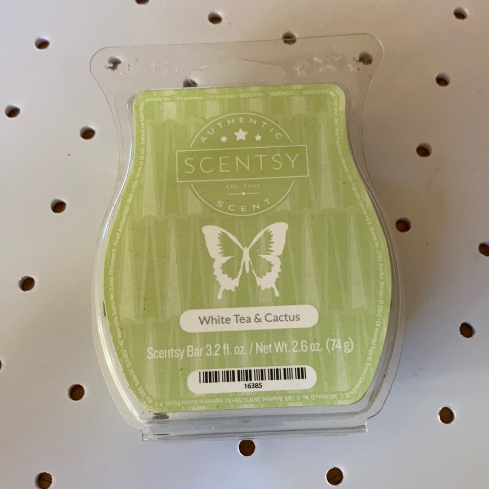 Scentsy white tea & cactus